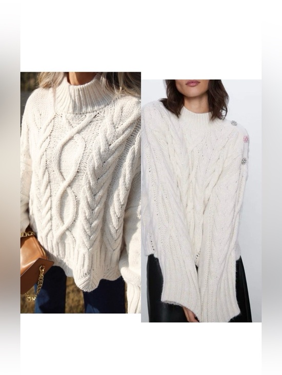 Zara Sweaters - Zara *NWT* Cable Knit Sweater